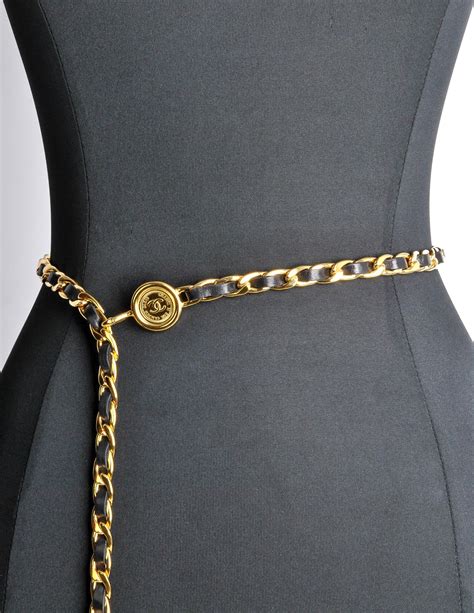 belt chanel xích|Chain belt .